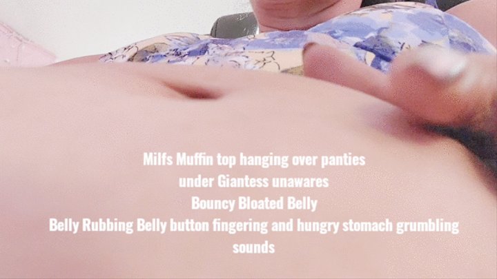 Under Giantess MILF Lola S Bloated Bouncy Belly Belly Button Fingering