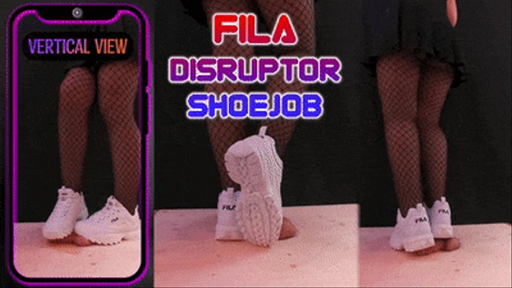 Fila Disruptor Shoejob Cock Trample And Stomp With TamyStarly