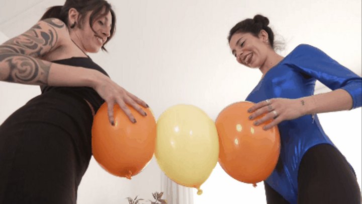 Mayla And Valerie Have A Fun With These Baloons FETISH PORNMEKA