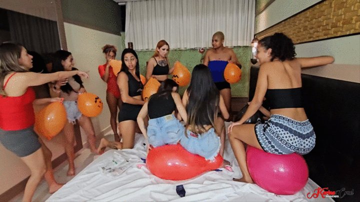 THE PARTY OF 10 GIRLS AND THEIR BALLOONS BY AMANDA BELMONT CLIP 3