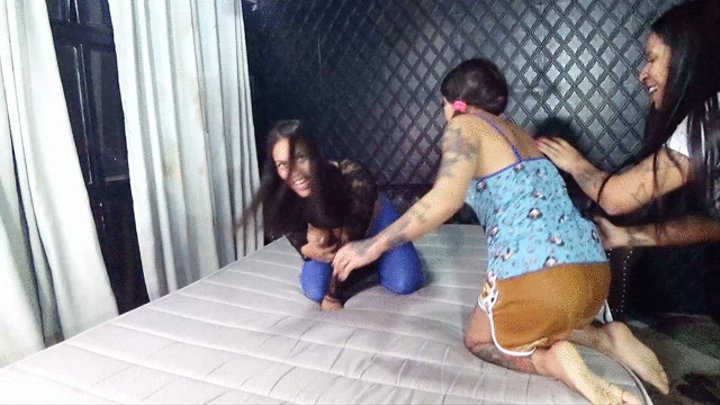 Two BRUNETTE Goddess Fart On Girl Slave BY BRUNA PAZ ANITA And