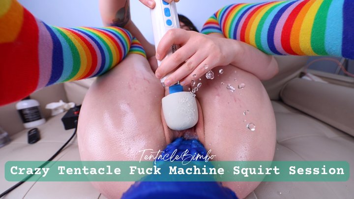 Crazy Tentacle Dildo Fuck Machine Squirt Session PORNMEKA