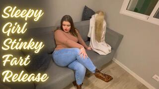 Sleepy Girl Stinky Fart Release