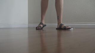 PT 2 Christine Coco makes her slave eat everything she's squished