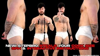 New stepbro steals your cock size Sph & interactive instructions
