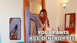 I accidentally peed in my yoga pants
