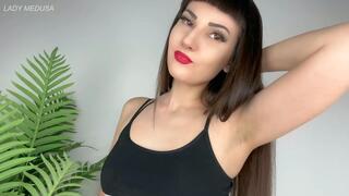 Sensual armpit sniffing JOI + cum countdown