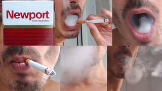 Smoking Newport 100's 3