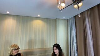 Two Queens One helpless sissy no escap