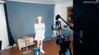 Samantha Reign’s Stunning Tits: Stripping for the Photo Guy