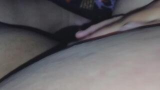 Wet gloves after cumming