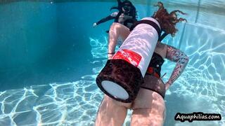 Aquaphilias- Naughty Jinjer- She plays musical SCUBA tanks at the Bottom of the pool