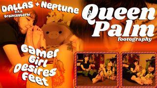Gamer Girl Desires Feet (Foot Worship) Featuring Dallas (aka Brainlssbarbi) and Neptune