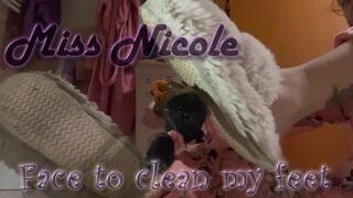 Face to clean My feet