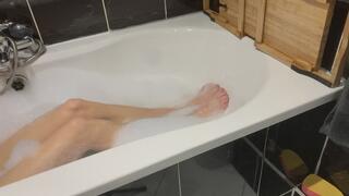 Feet Soaking in the Bath