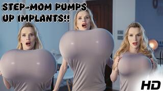 Step-Mommys Breast Expansion Into Big Titty Bimbo