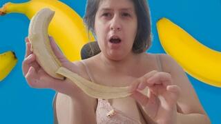 Eating a banana on a Sexy way
