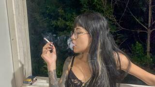 POV: You're watching me smoke in the window