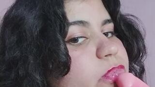 Oral suck dildo