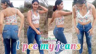 I pee my jeans near a small volcano