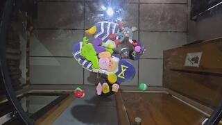 Underglass squishy toy crush