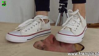 Stomping on the face in sneakers 2 WMV