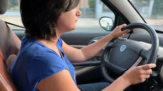 Driving through traffic and a lot of clueless balls - your Miss is very angry