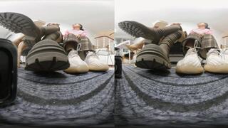3DVR180 degrees ANNA LELE YIDE Dirty boots smelly socks smelly feet crushed -6K