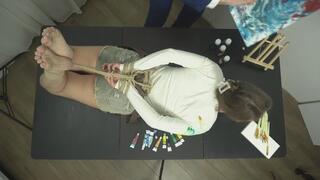 Let's paint by mouth