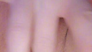 Close Up With A Clear Dildo!