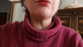 LIPSTICK KISSES ALL OVER THE GLASS