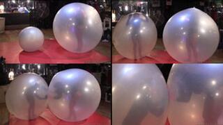 Double Bubbles FULL: inside Giant Balloons with VeVe and Candy (Jan 2014)