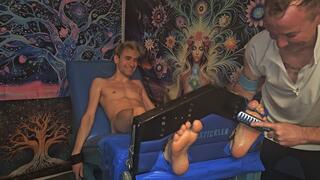 Tickling Jayce Springs Feet