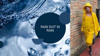 rain suit in the rain
