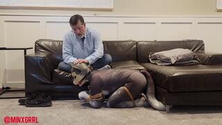 MinxGrrl's Precious Pet Play Pussy Eating Session (MP4 Format)