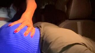 Ebony Goddess Enslaves You: Sniff My Royal Ass in Your Car