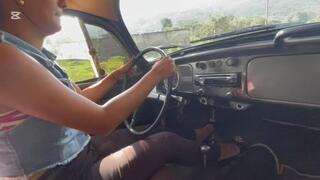 Dalilah takes her niece to school and crashes the car (custom)