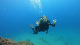 scuba diving animation from photos