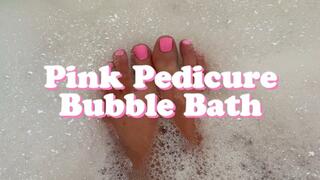 Pink Pedicure Bubble Bath