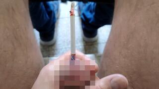 Corset Mauve 100s smoking masturbation POV 250325