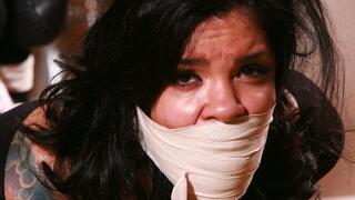 Savana Ginger is a Defiant Corporate Espionage Thief Gets Caught & Tightly Hogtied & Gagged! RE EDIT 2025