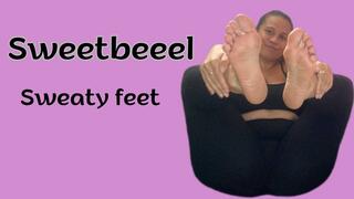 Sweaty feet after the gym