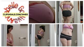 PRETTY in Pink PEEING CHATTING AND TIT TEASE ON HUMPDAY