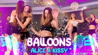 Balloons with Alice & Kissy