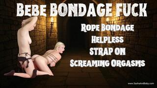 BONDAGE - Bebe Tied Up and Fucked Hard - Flogged BDSM Fetish