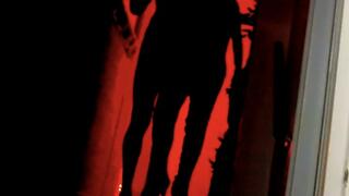 FISTING TRAINING PVC THIGH HIGH BOOTS RUBBER GLOVES BLACK CATSUIT SHEMALE DOMINATION P2