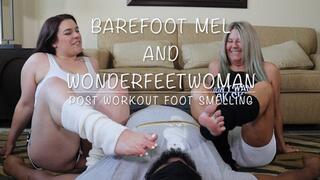 Barefoot Mel and WonderFeetWoman Post Workout Foot Smelling