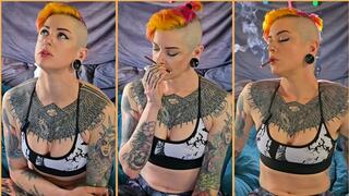 720p Marathon Runner Relapses, Stretches while Dangling