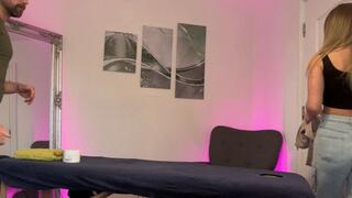 Relaxing Massage Turns Into Hot Blowjob (Second View)
