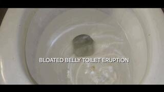 BLOATED BELLY TOILET ERUPTION